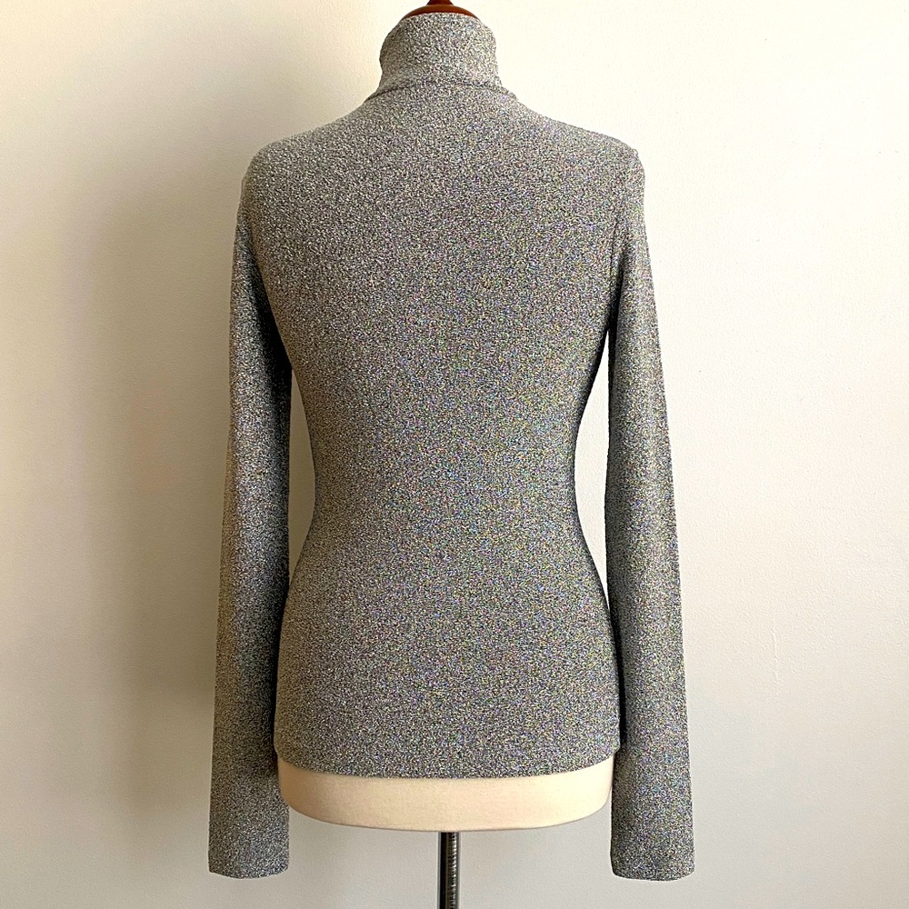 1017 ALYX 9SM Shimmer High Neck Top Size Large NWT - Picture 5 of 8